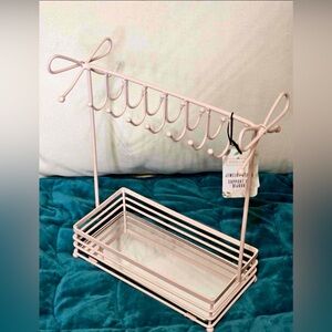 Elegant Jewelry Holder in Pink color bow viral HTF firm price